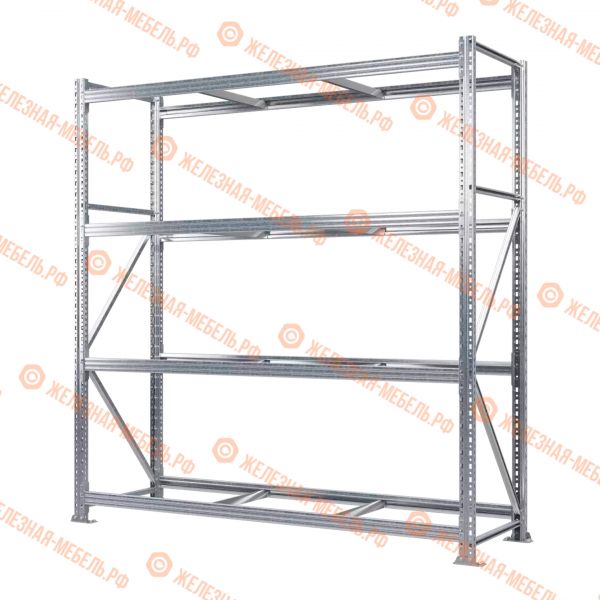 Стеллаж MS Pro Z 2000х1800х600 (4 яруса без настила)