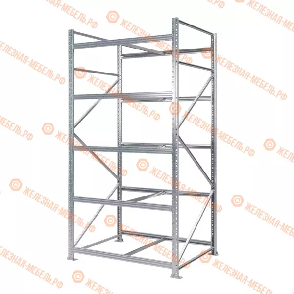 Стеллаж MS Pro Z 2500х1200х1000 (5 ярусов без настила)