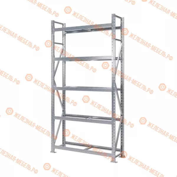 Стеллаж MS Pro Z 2500х1200х400 (5 ярусов без настила)
