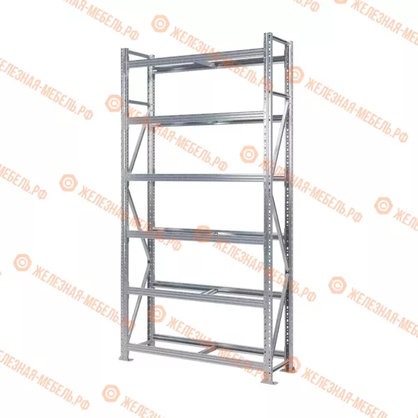 Стеллаж MS Pro Z 2500х1200х400 (6 ярусов без настила)