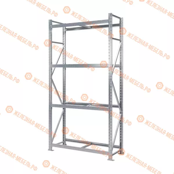 Стеллаж MS Pro Z 2500х1200х500 (4 яруса без настила)