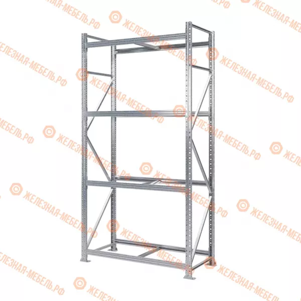 Стеллаж MS Pro Z 2500х1200х600 (4 яруса без настила)