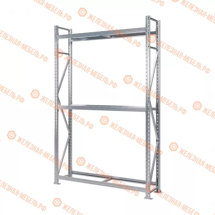Стеллаж MS Pro Z 2500х1500х400 (3 яруса без настила)