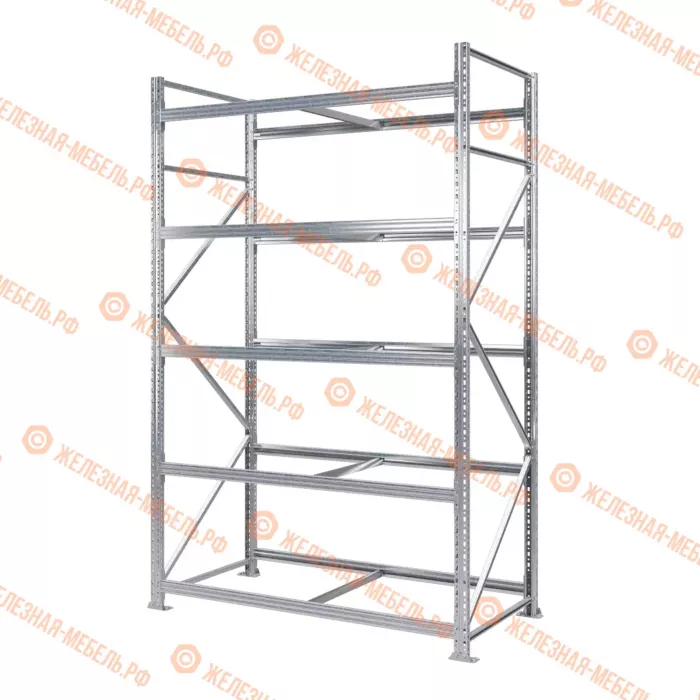 Стеллаж MS Pro Z 2500х1500х800 (5 ярусов без настила)