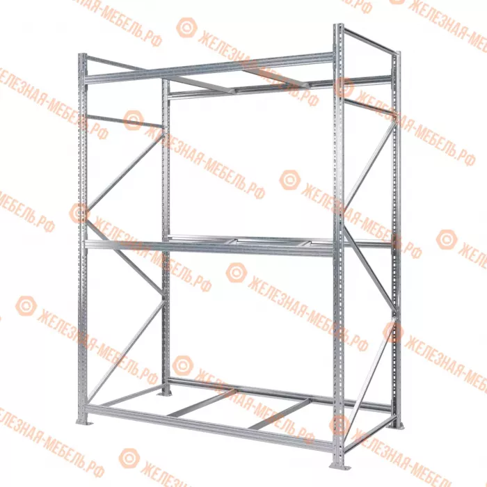 Стеллаж MS Pro Z 2500х1800х1000 (3 яруса без настила)