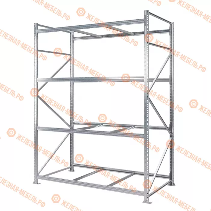 Стеллаж MS Pro Z 2500х1800х1000 (4 яруса без настила)