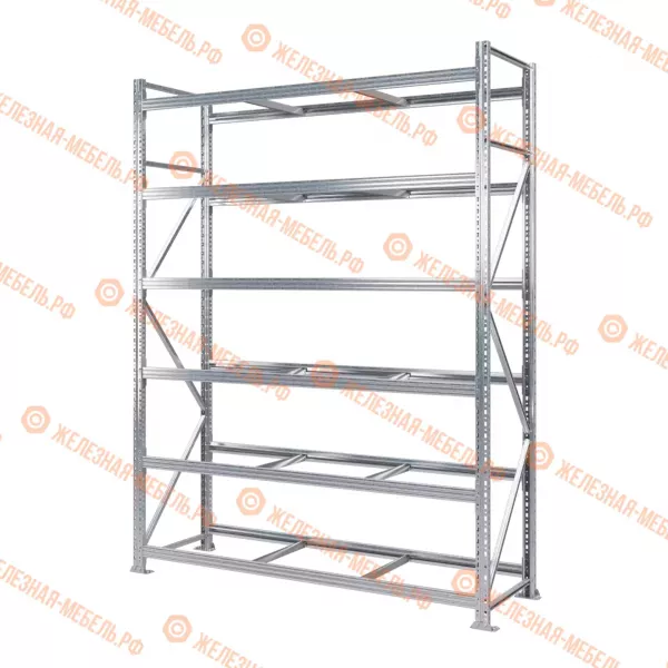 Стеллаж MS Pro Z 2500х1800х600 (6 ярусов без настила)