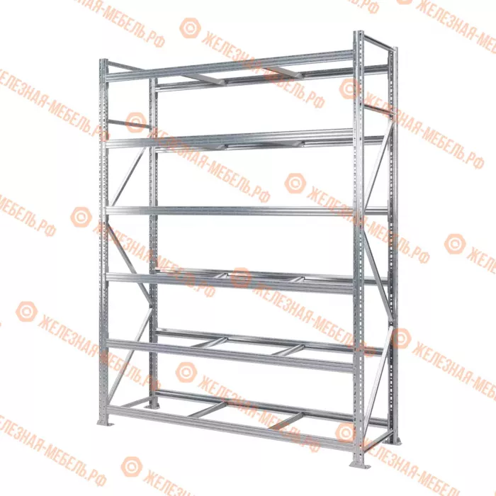 Стеллаж MS Pro Z 2500х1800х600 (6 ярусов без настила)