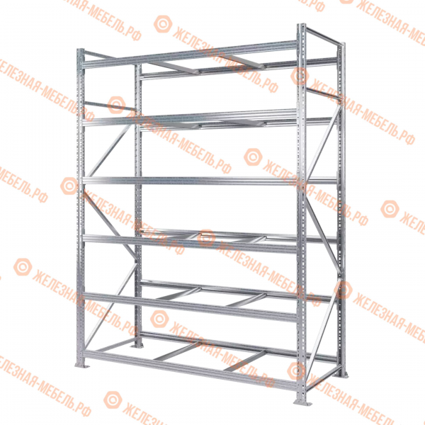 Стеллаж MS Pro Z 2500х1800х800 (6 ярусов без настила)