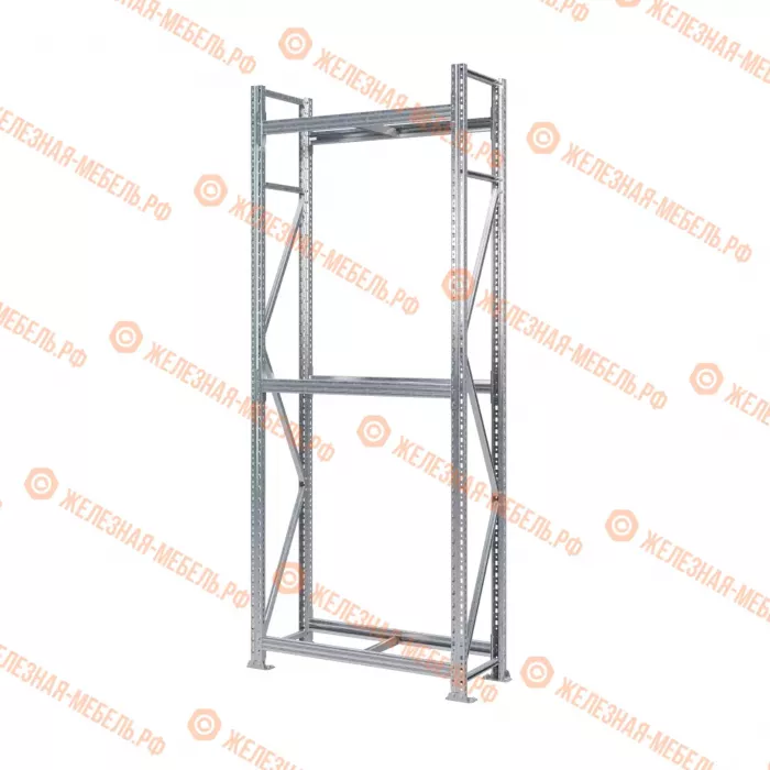 Стеллаж MS Pro Z 2500х900х400 (3 яруса без настила)
