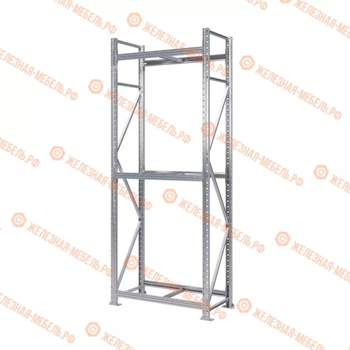 Стеллаж MS Pro Z 2500х900х500 (3 яруса без настила)