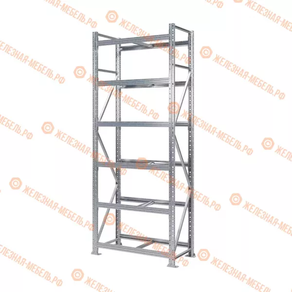 Стеллаж MS Pro Z 2500х900х500 (6 ярусов без настила)