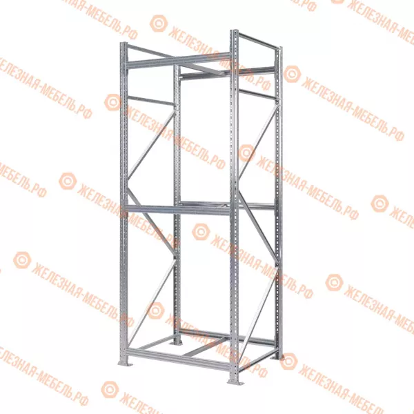 Стеллаж MS Pro Z 2500х900х800 (3 яруса без настила)