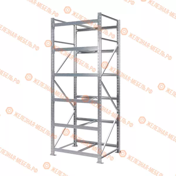 Стеллаж MS Pro Z 2500х900х800 (6 ярусов без настила)