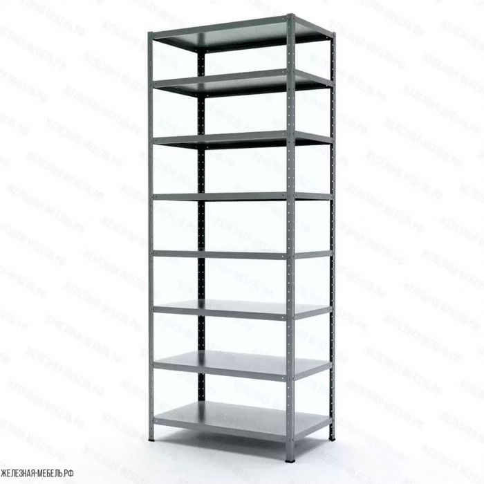Стеллаж MS STRONG 2550х1200х600 (8 полок)