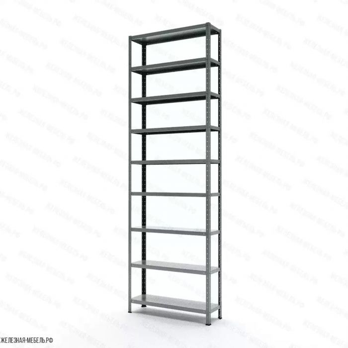 Стеллаж MS STRONG 3100х1000х400 (9 полок)
