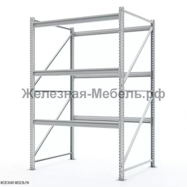 Стеллаж СФМ 2000х1250х1000 (3 яруса без настила) RAL