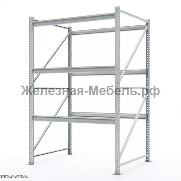 Стеллаж СФМ 2000х1250х1000 (3 яруса без настила) RAL