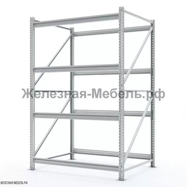 Стеллаж СФМ 2000х1250х1000 (4 яруса без настила) RAL