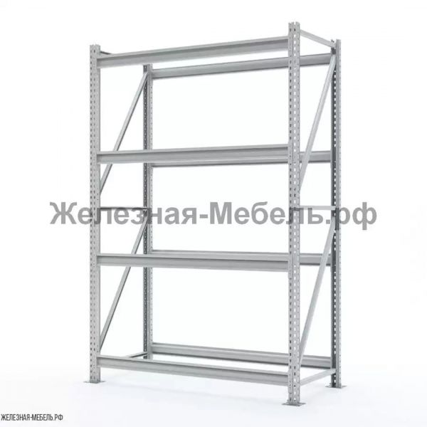 Стеллаж СФМ 2000х1250х600 (4 яруса без настила) RAL