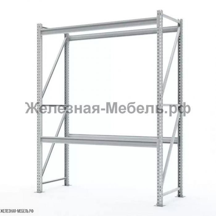 Стеллаж СФМ 2000х1500х600 (2 яруса без настила) RAL