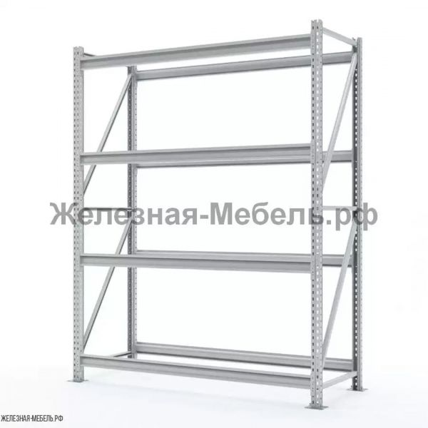 Стеллаж СФМ 2000х1500х600 (4 яруса без настила) RAL