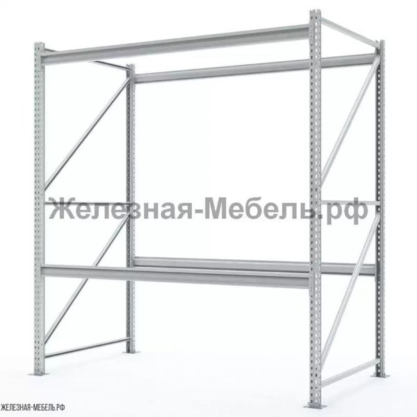 Стеллаж СФМ 2000х1750х1000 (2 яруса без настила) RAL