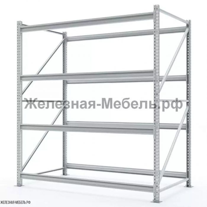 Стеллаж СФМ 2000х1750х1000 (4 яруса без настила) RAL