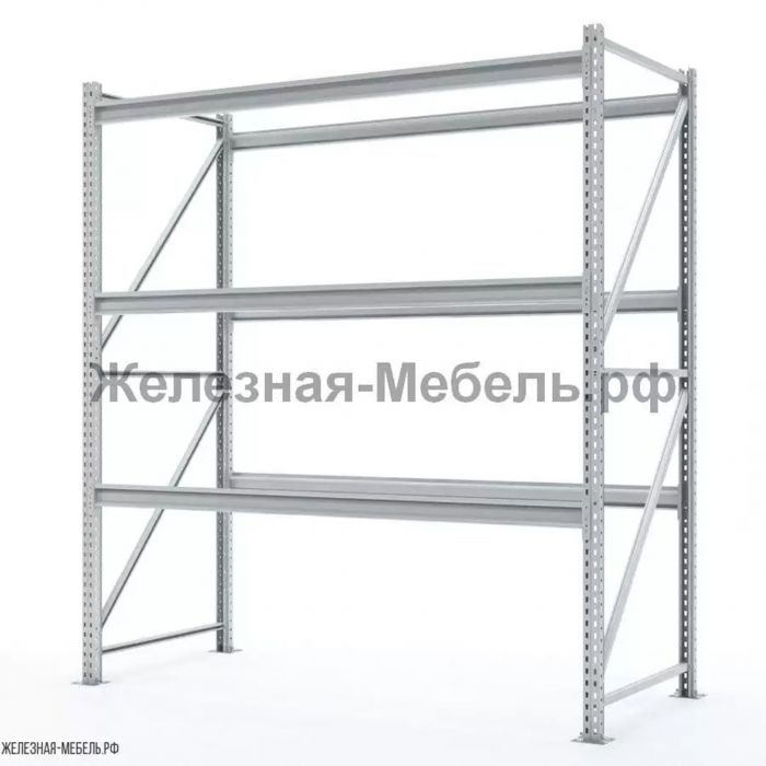 Стеллаж СФМ 2000х1750х800 (3 яруса без настила) RAL