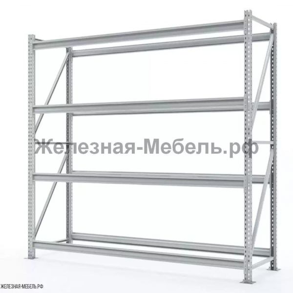 Стеллаж СФМ 2000х2000х600 (4 яруса без настила) RAL