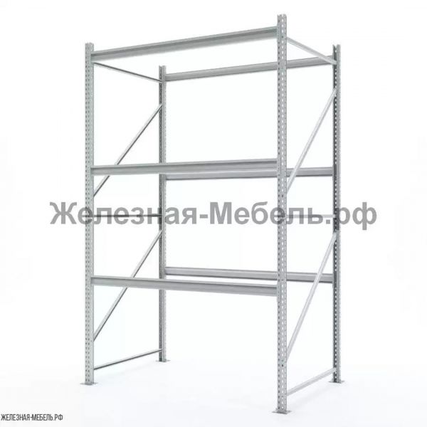 Стеллаж СФМ 2500х1500х1000 (3 яруса без настила) RAL