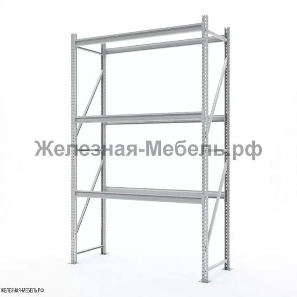 Стеллаж СФМ 2500х1500х600 (3 яруса без настила) RAL
