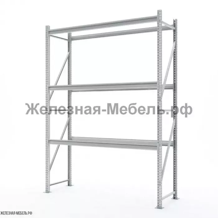 Стеллаж СФМ 2500х1750х600 (3 яруса без настила) RAL