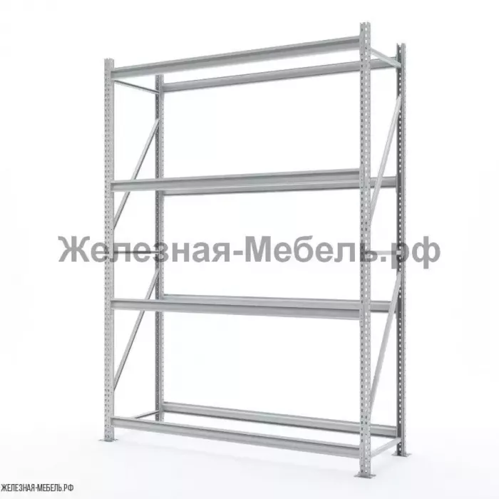 Стеллаж СФМ 2500х1750х600 (4 яруса без настила) RAL