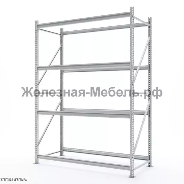 Стеллаж СФМ 2500х1750х800 (4 яруса без настила) RAL