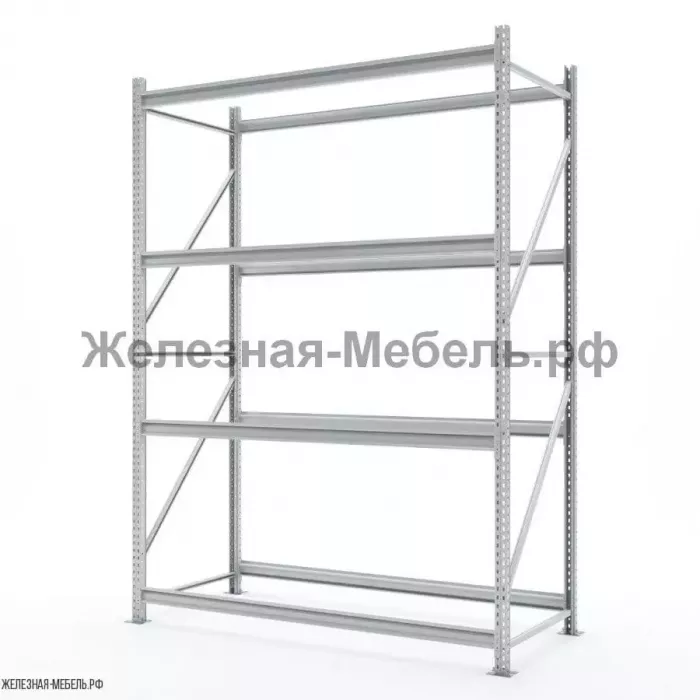 Стеллаж СФМ 2500х1750х800 (4 яруса без настила) RAL