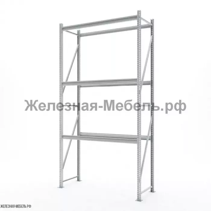 Стеллаж СФМ 3000х1500х600 (3 яруса без настила) RAL