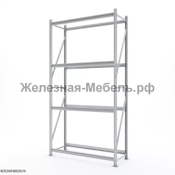 Стеллаж СФМ 3000х1500х600 (4 яруса без настила) RAL