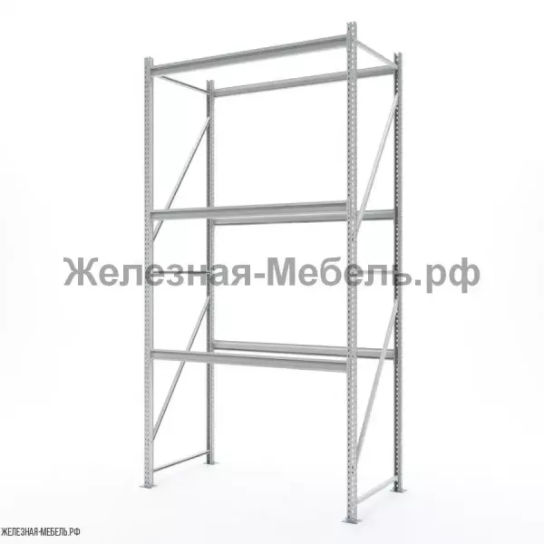 Стеллаж СФМ 3000х1500х800 (3 яруса без настила) RAL