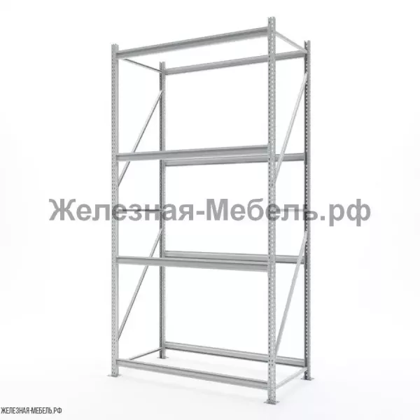 Стеллаж СФМ 3000х1500х800 (4 яруса без настила) RAL