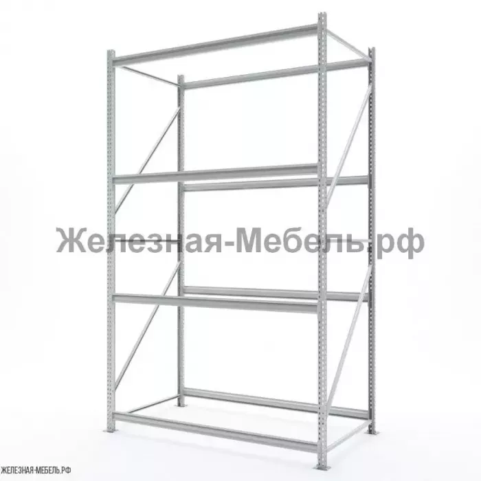Стеллаж СФМ 3000х1750х1000 (4 яруса без настила) RAL