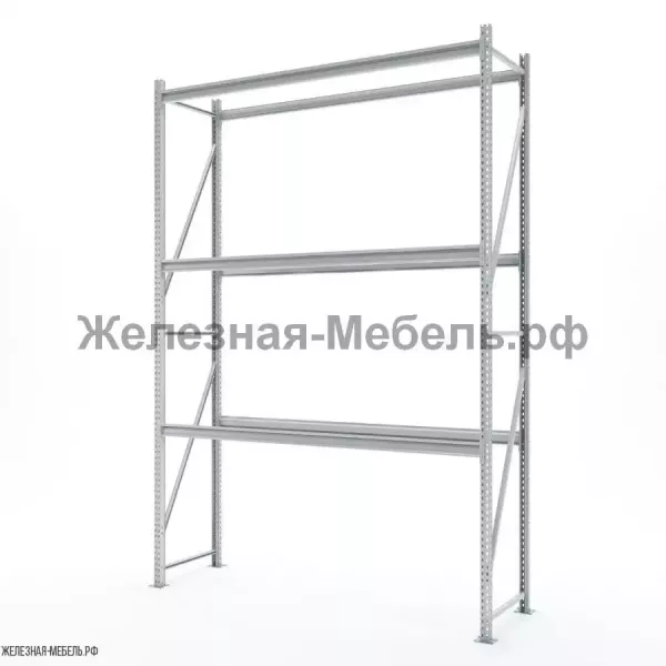 Стеллаж СФМ 3000х2000х600 (3 яруса без настила) RAL
