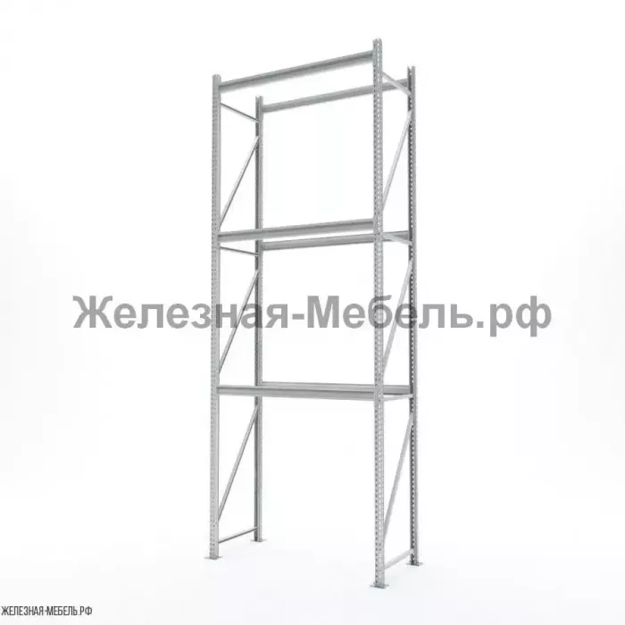 Стеллаж СФМ 3500х1250х600 (3 яруса без настила) RAL