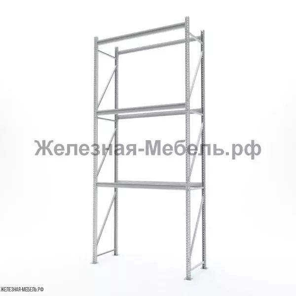 Стеллаж СФМ 3500х1500х600 (3 яруса без настила) RAL