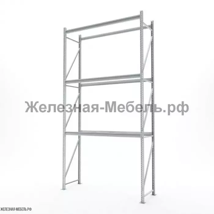 Стеллаж СФМ 3500х1750х600 (3 яруса без настила) RAL