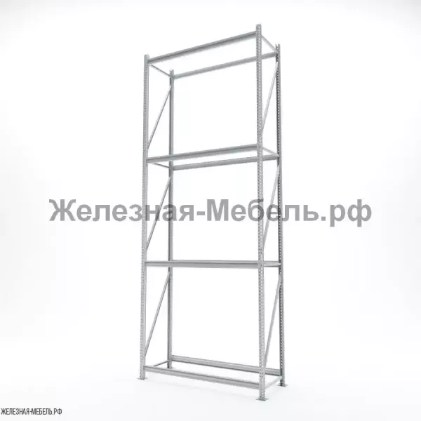 Стеллаж СФМ 4000х1500х600 (4 яруса без настила) RAL