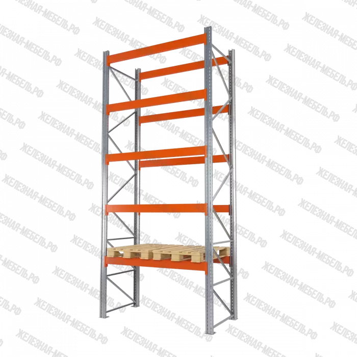 Стеллаж грузовой СТСМ 4500х1800х1000 (5 ярусов)