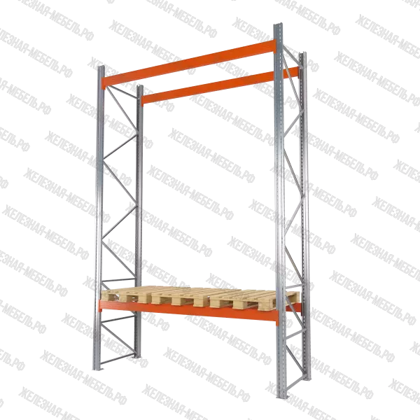 Стеллаж грузовой СТСМ 4500х2700х1000 (2 яруса)