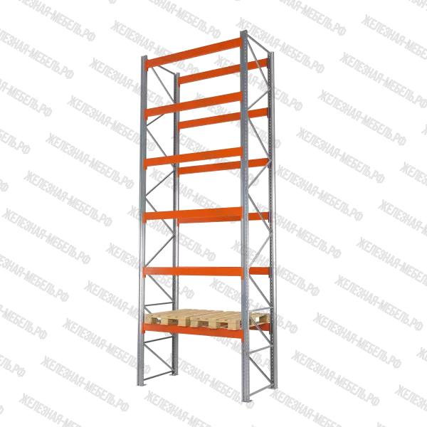 Стеллаж грузовой СТСМ 5500х1800х1000 (6 ярусов)
